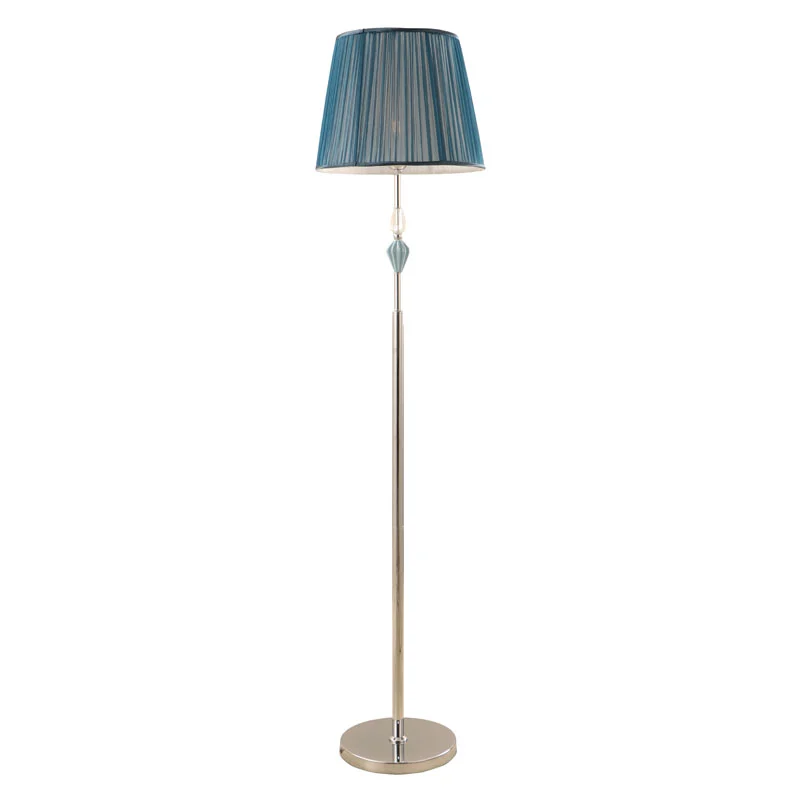 Is It safe to leave a pleated fabric standing floor light on all night?