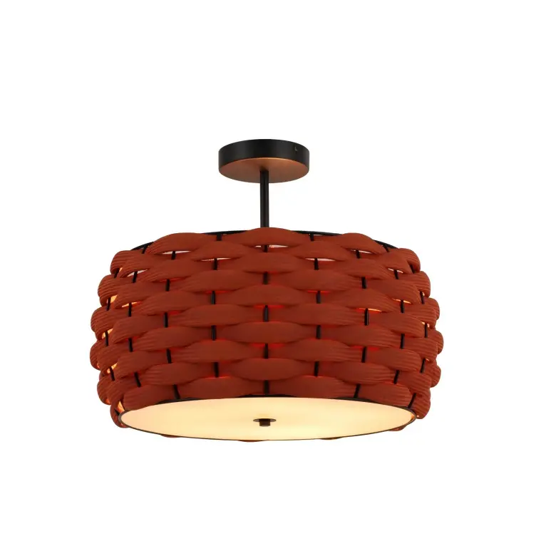 How Does a Handwoven Flush Mount Ceiling Light Enhance Your Home?