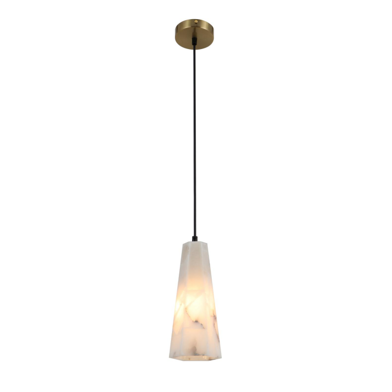 Alabaster pendant light