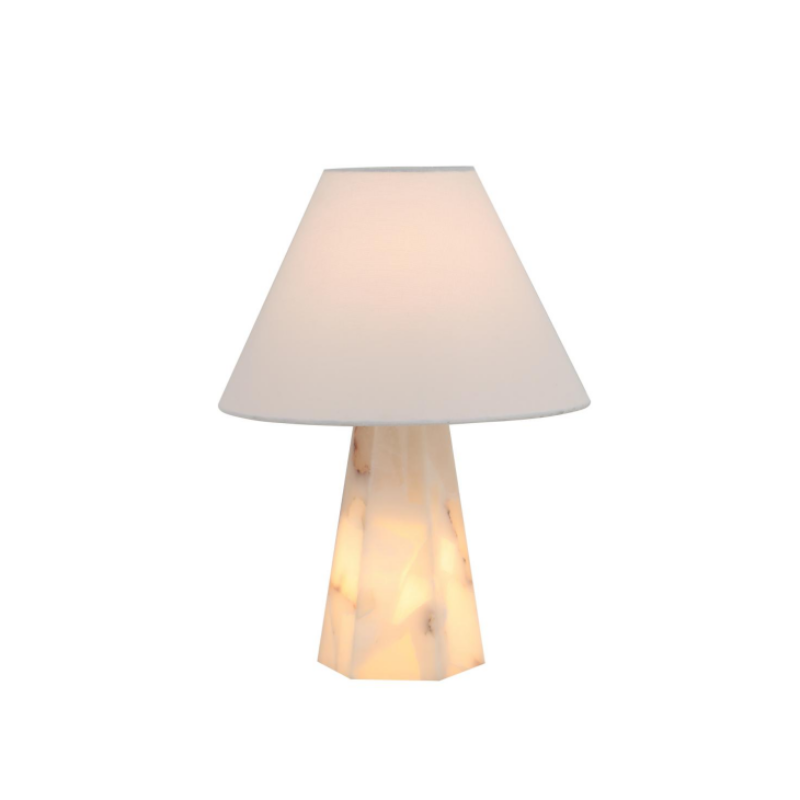Alabaster table lamp