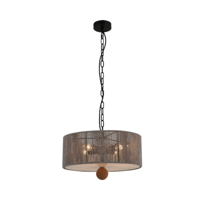 Cork Wood Pendant Ceiling Light