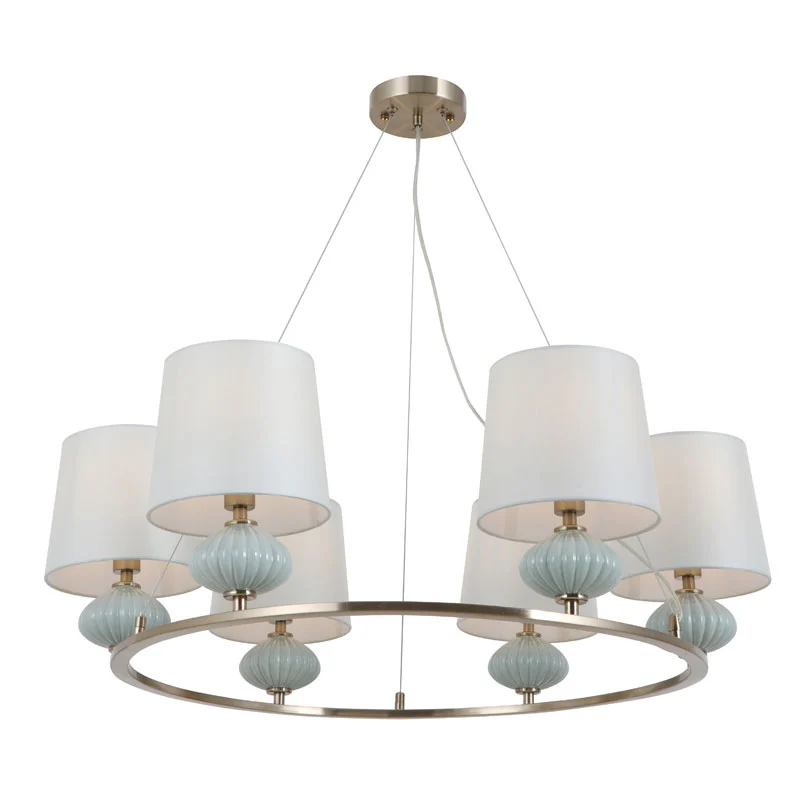 Crown Chandelier in Ceramic For Entrance Foyer And Living Room