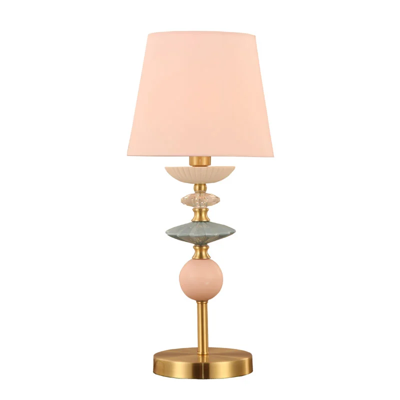 Drum Shade Ceramic Table Lamp