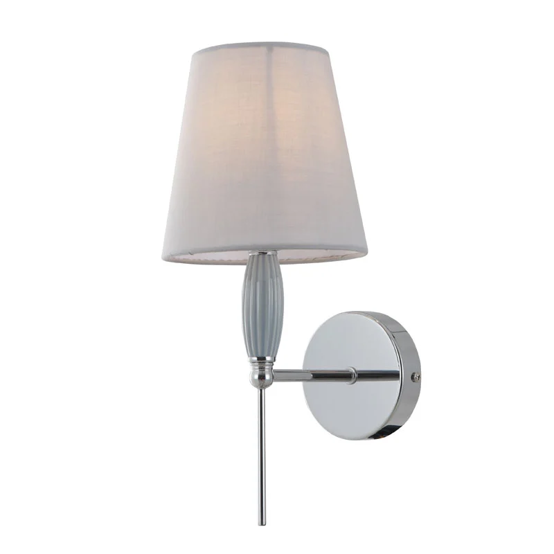 Graceful Tail Porcelain Uplight Wall Scone