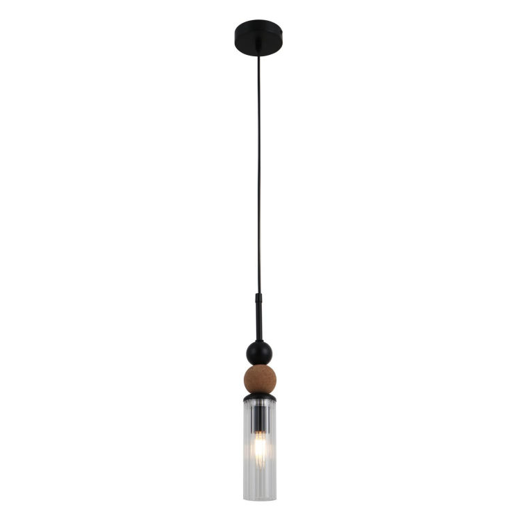 Minimalist Wood Ball Pendant Lamp