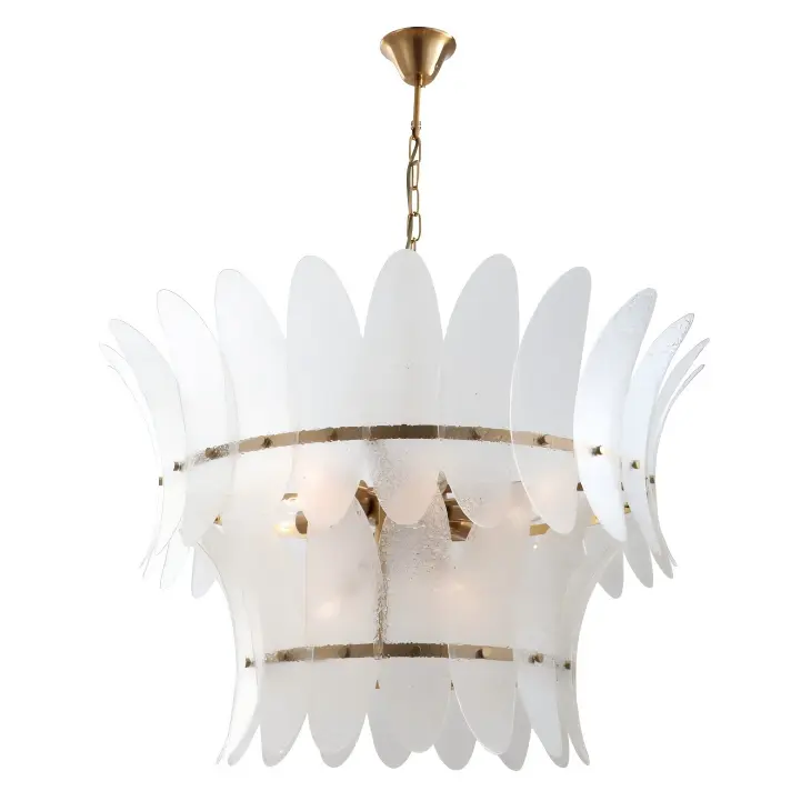 Modern Large Luxury Brass Chandelier