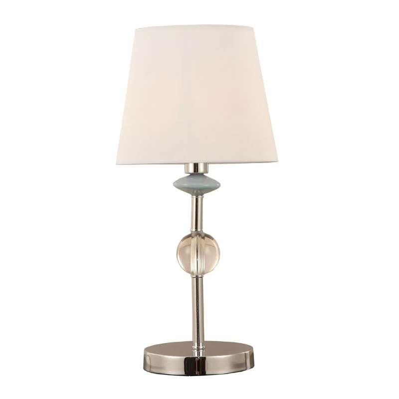 Off-White Cone Shade Table Lamp