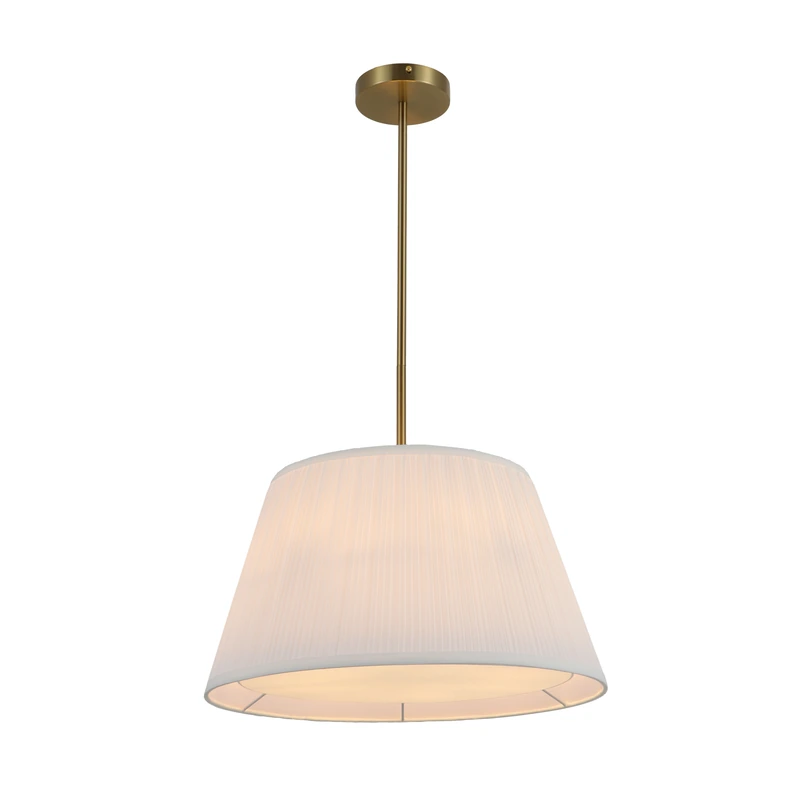 Pleated Fabric Pendant Light 3 Colors