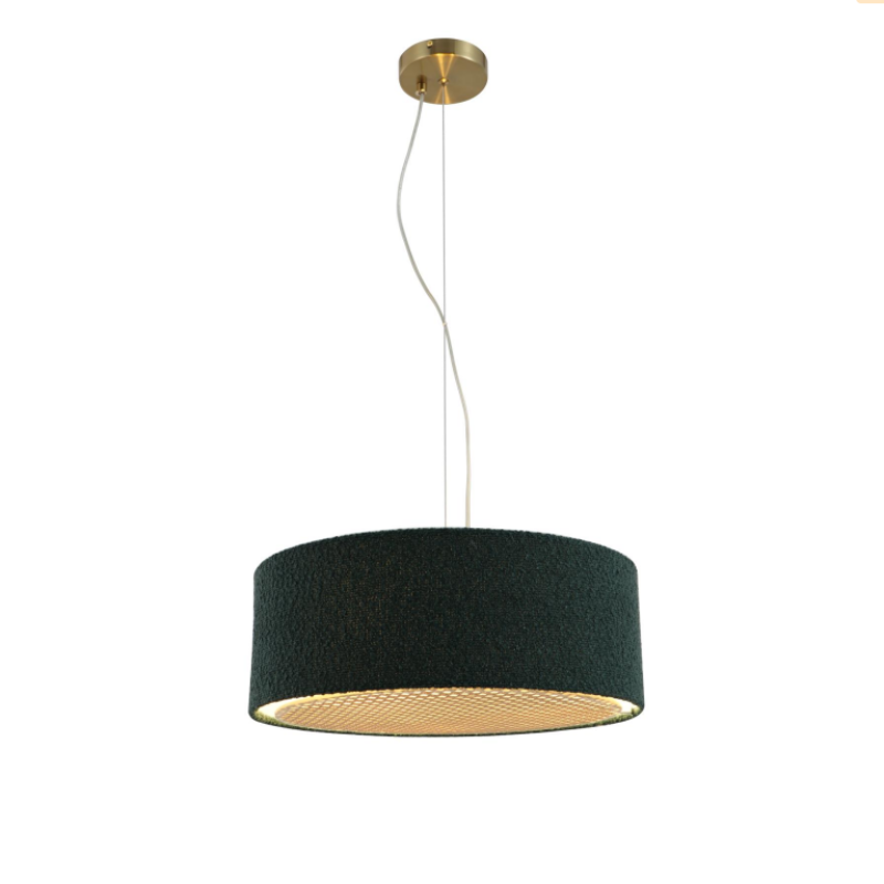 Rattan Fabric Pendant Light