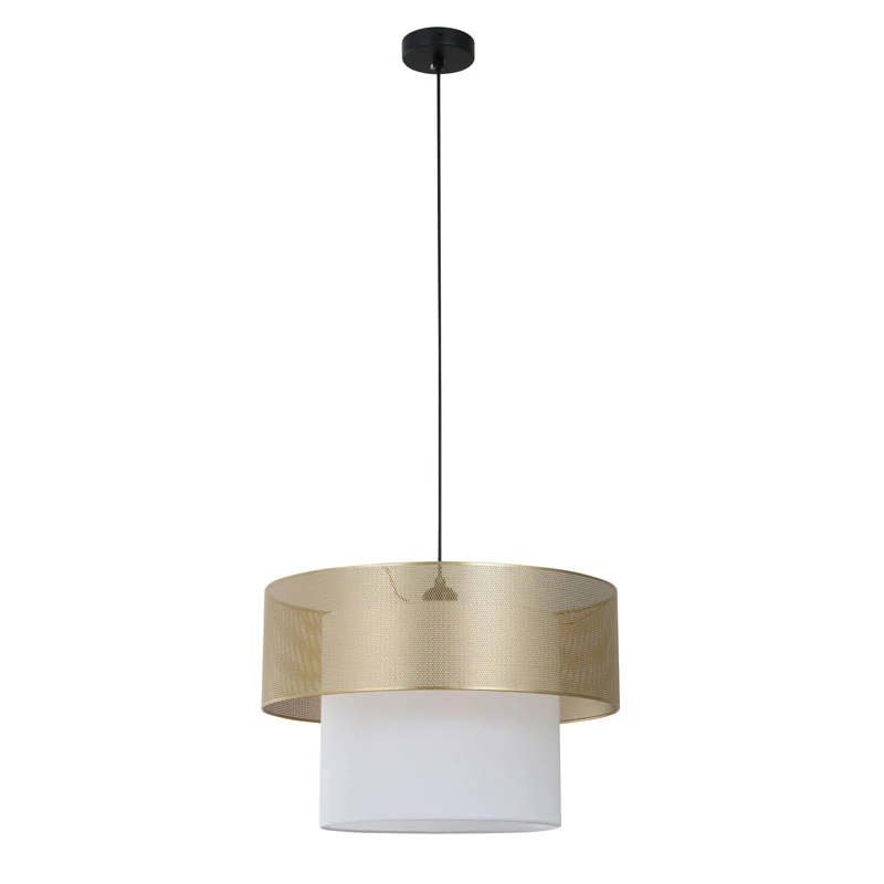 Two Tiers Fabric Pendant Lamp For Kitchen